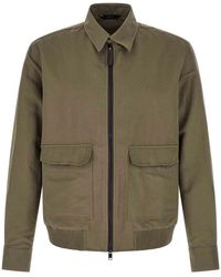 Brioni - Linen Cotton Blouson - Lyst