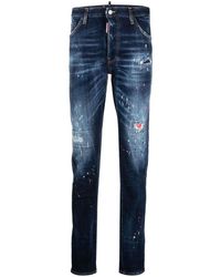 DSquared² - Skinny Cut Indigo Jeans - Lyst