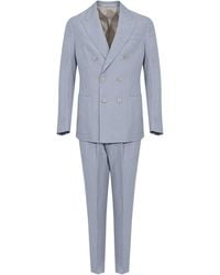 Eleventy - Double-Breasted Suit - Lyst