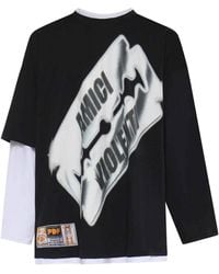 PDF - Long-Sleeved T-Shirt With Print - Lyst