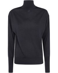 Courreges - Merinos Wool Cut Out Sweater - Lyst