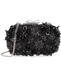 Self-Portrait - Floral Crystal Clutch Bag - Lyst