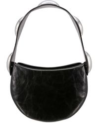 Alexander Wang - Leather Shoulder Bag With Craquel Effect - Lyst