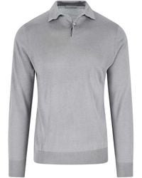 Ballantyne - Silk And Cashmere Polo Shirt - Lyst