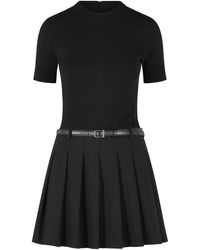 Jonathan Simkhai - Pleated Mini Dress - Lyst