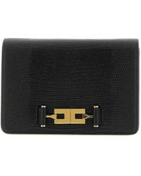 Elisabetta Franchi - Lizard Print Crossbody Bag - Lyst