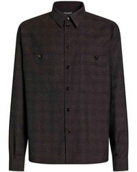 Dolce & Gabbana - Quadri-Check-Tartan Shirt - Lyst