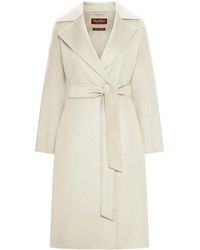 Max Mara - Cashmere Coat With Belt - Lyst