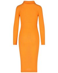 Patou - Midi Knit Dress - Lyst