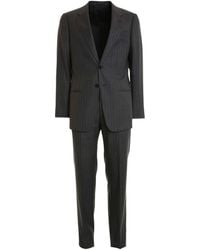 Armani - Pinstriped Suit - Lyst
