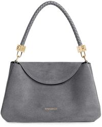 Coccinelle - Handbag Suede Leath/Grained Le Stove/Stove - Lyst