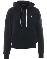 Polo Ralph Lauren - Polo Logo Zip Up Hoodie - Lyst