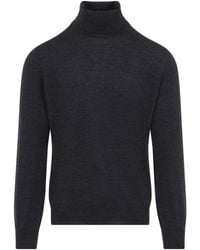 Brunello Cucinelli - Brunelli Cucinelli Wool Cashmere Turtleneck - Lyst