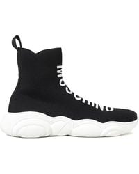 Moschino - High Sock Sneakers - Lyst