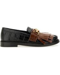 Moschino - Moccasin With Bangs And Coin - Lyst