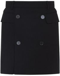Balenciaga - Tailored Mini Skirt - Lyst