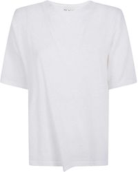 Ma'ry'ya - Lino Stretch T-Shirt - Lyst