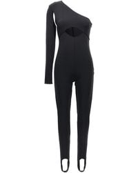 David Koma - Scuba Cut Out One-Length Bodysuit - Lyst