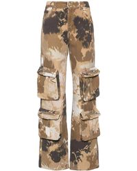 Blumarine - Camouflage Print Cargo Trousers - Lyst