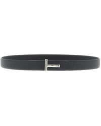 Tom Ford - Hammered Reversible Belt - Lyst