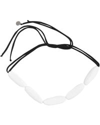 Maria Calderara - Linear Stones Necklace - Lyst