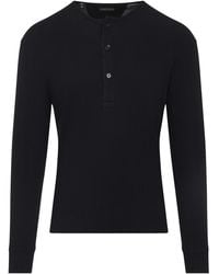 Tom Ford - Henley T-Shirt - Lyst