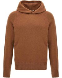 Ma'ry'ya - Wool Hooded Sweater - Lyst