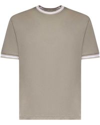 Eleventy - Cotton T-Shirt - Lyst