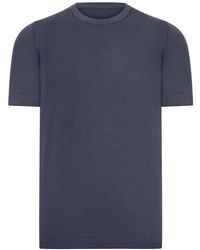 Nome - Short-Sleeved Cotton Knitted T-Shirt - Lyst