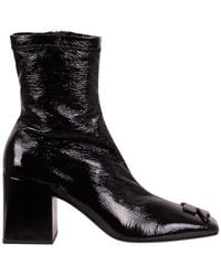 Courreges - Oleatex Lace-Up Ballet Flats - Lyst