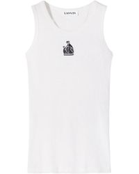 Lanvin - Sleeveless Vest - Lyst