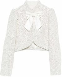 Alice + Olivia - Ilaria Bow Jacket - Lyst