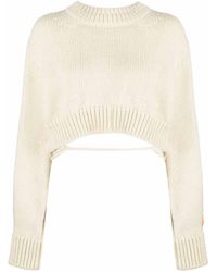 Heron Preston - Cropped Wool Sweater - Lyst