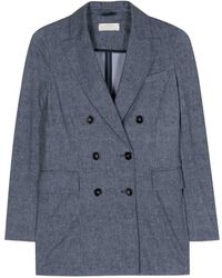 Circolo 1901 - Double-breasted Jersey Jacket - Lyst