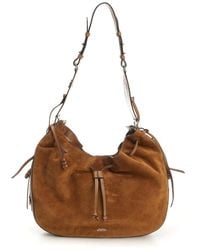 Isabel Marant - Bolton Medium Suede Shoulder Bag - Lyst