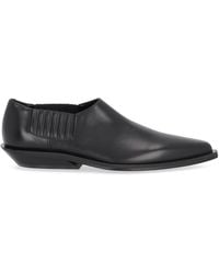 Ann Demeulemeester - Letaher Loafers - Lyst
