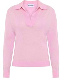 EMERSON RENALDI - Deep Polo-Collar Sweater - Lyst