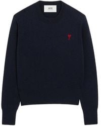 Ami Paris - Suéter Cuello Redondo - Lyst