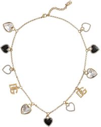 Dolce & Gabbana - Italian Tailoring Necklace With Hearts - Lyst