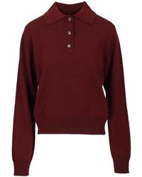 Maison Margiela - Wool Polo Shirt - Lyst