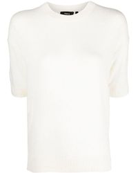 Theory - Crew-Neck Cashmere T-Shirt From - Lyst