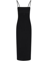 Alexander Wang - Slim Fit Spaghetti Strap Maxi Dress - Lyst