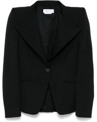 McQueen - Double-Breasted Wool Blazer - Lyst