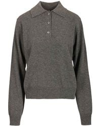 Maison Margiela - Wool Polo Shirt - Lyst