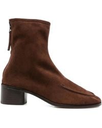 Hereu - Juliol Boot Calf Suede Heeled - Lyst