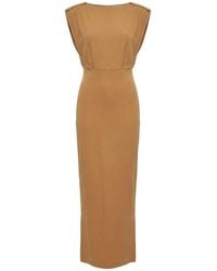 Elisabetta Franchi - Carpet Full Milano Stitch Knitted Dress - Lyst