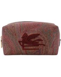 Etro - Coated Canvas Beauty Case With Pailsey Motif - Lyst