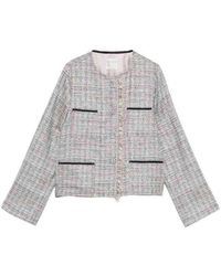 forte_forte - And Fringed Tweed Jacket - Lyst