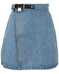 JW Anderson - Padlock Strap Mini Skirt - Lyst