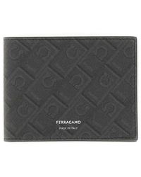 Ferragamo - Monogram Logo Wallet - Lyst